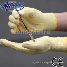 NMSAFETY a coupé des gants de doigt / anti gants de coupe / gant coupé par tissu d&#39;aramid à vendre